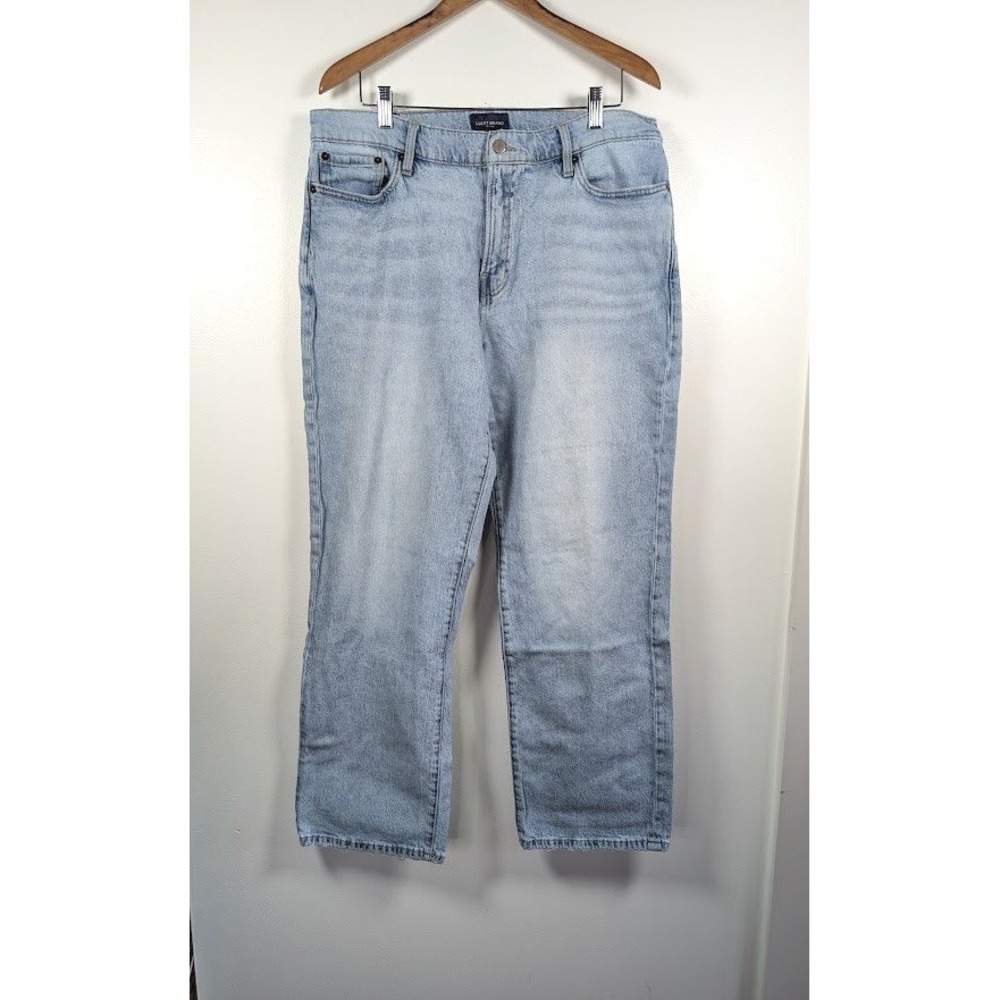 Lucky Brand 181 Relaxed Straight Jeans Men's Size‎ 36x31 Light Wash Distressed